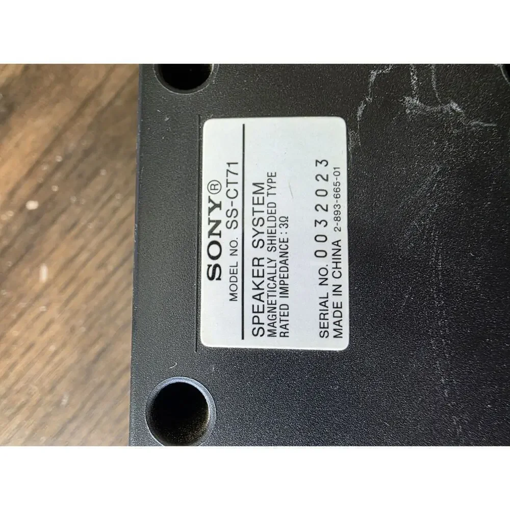Sony SS-CT71‎ Surround Sound System Center Channel Speaker Home Theater B3